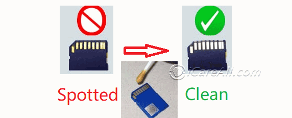 clean memory card