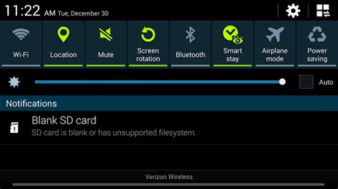 Damaged SD card with unsupported file system needs formatting