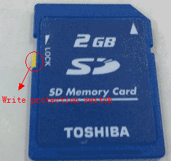 Disable SD card write protection