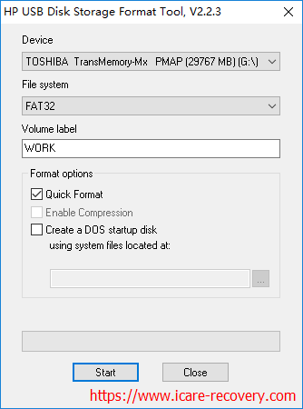 Format SD/TF card under Disk Management